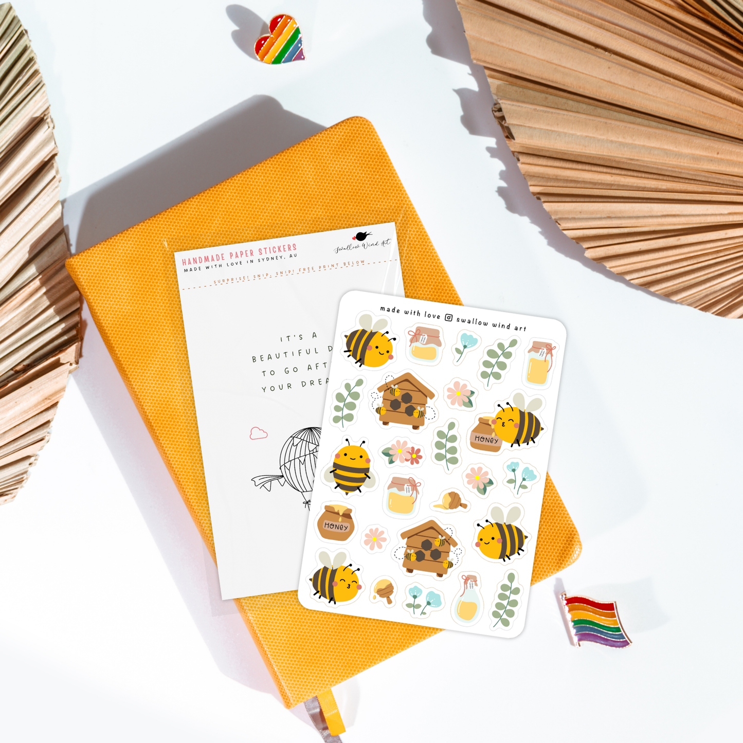 Sticker Sheet - Honey Bee House