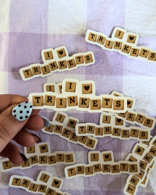 Vinyl Sticker - I Heart Trinkets