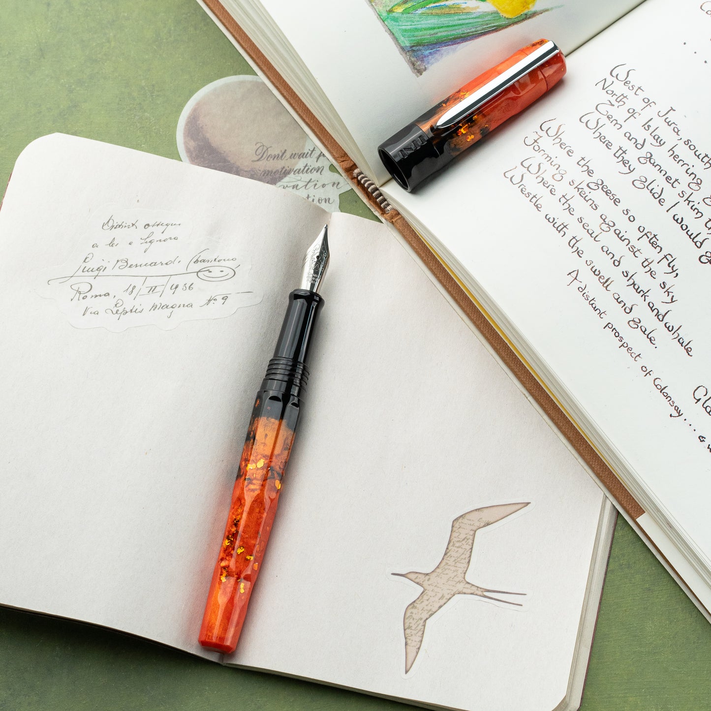 BENU Talisman Fountain pen - Fox Gloves