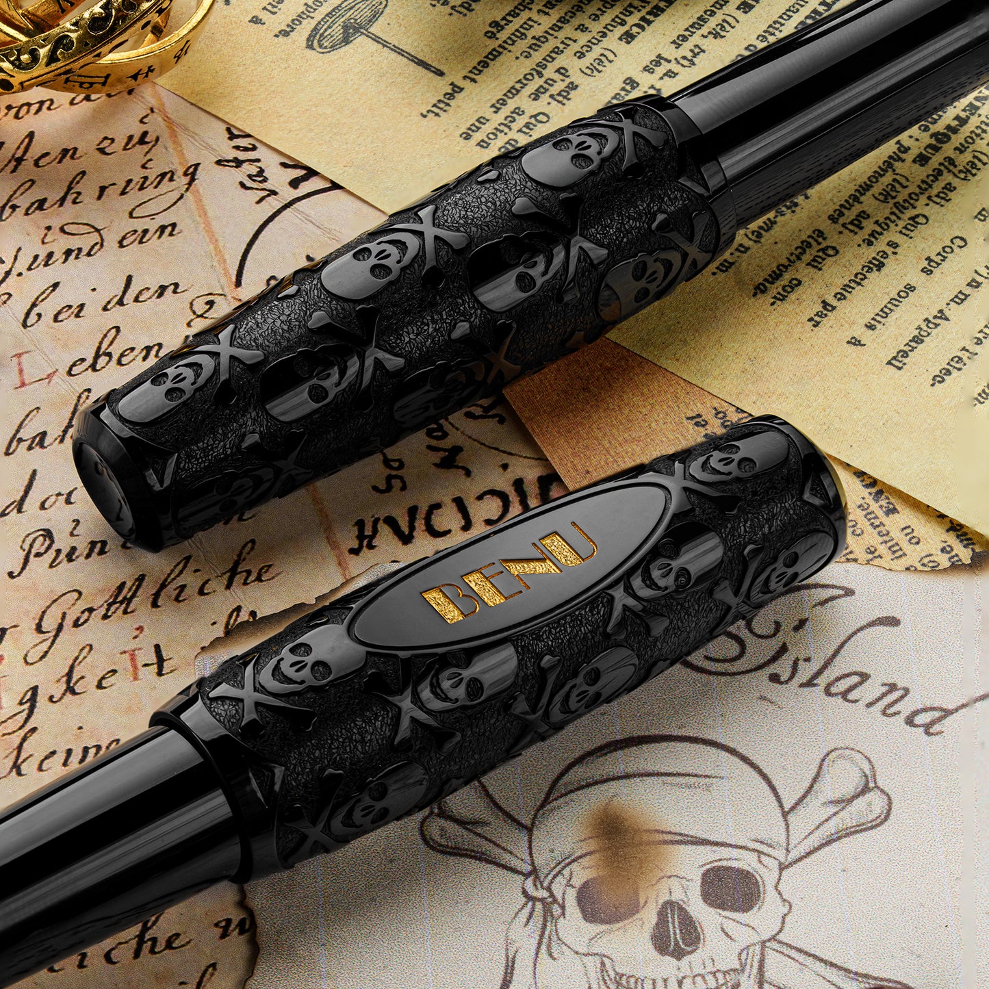 BENU Pixie Fountain pen - Jolly Roger