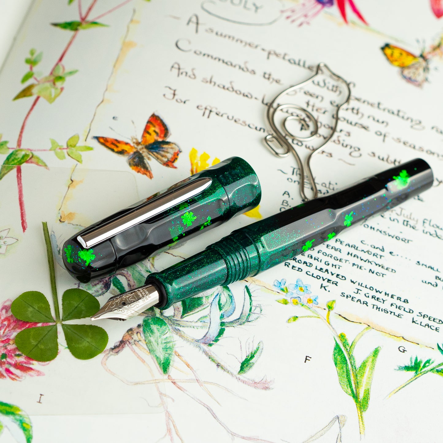 BENU Talisman Fountain pen - Four-leaf Clover