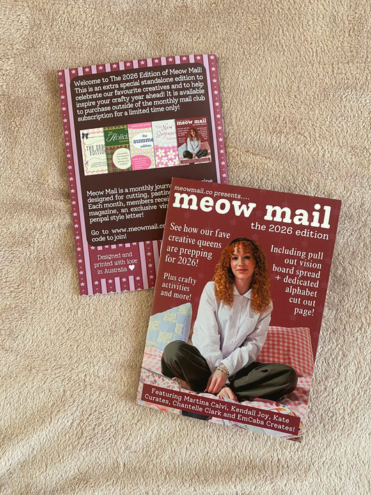 Journal Zine - Meow Mail (the 2026 edition)