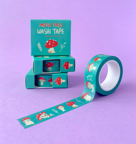 Washi Tape - Mush Pals: Teal