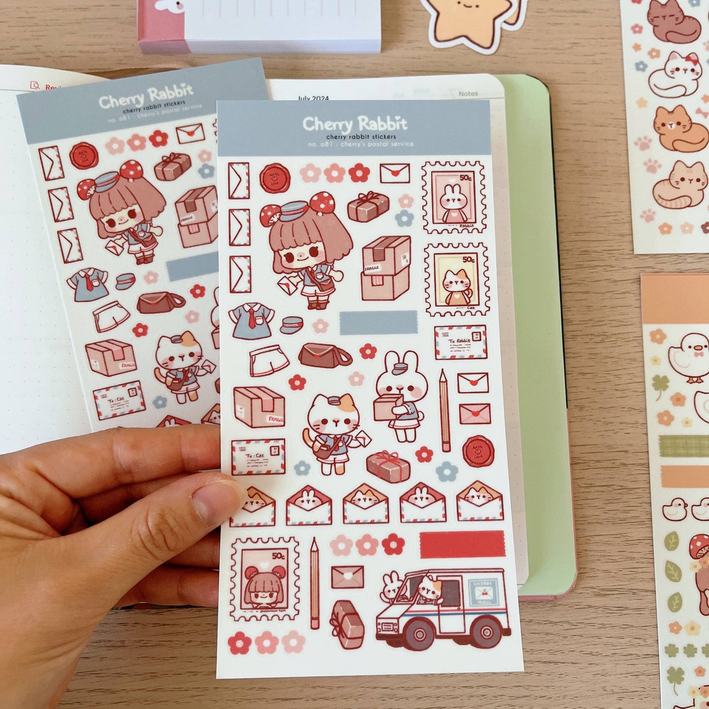 Sticker Sheet - Cherry's Postal Service