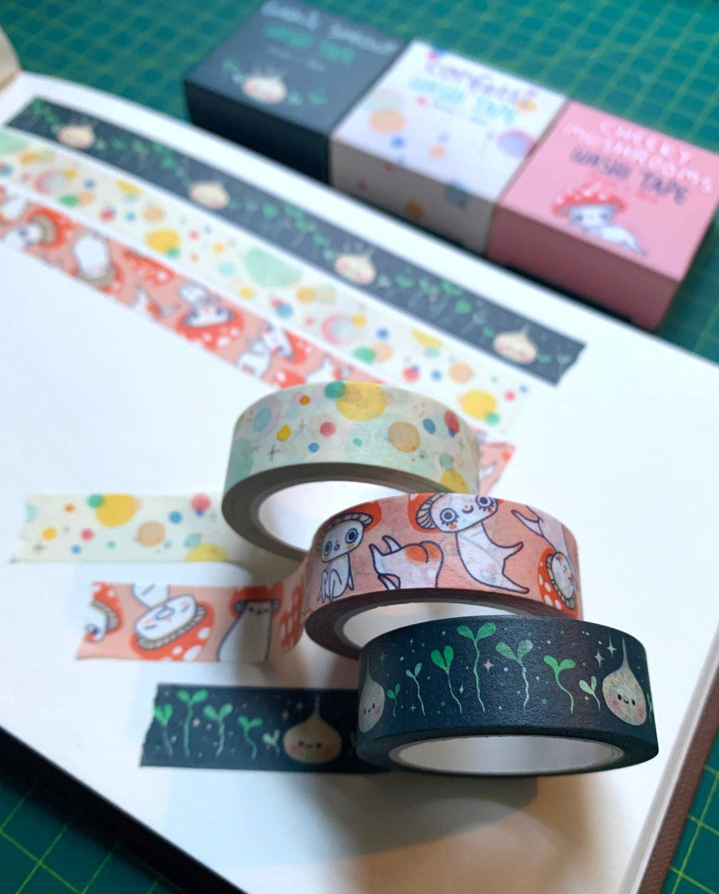 Washi Tape - Cheeky Mushrooms