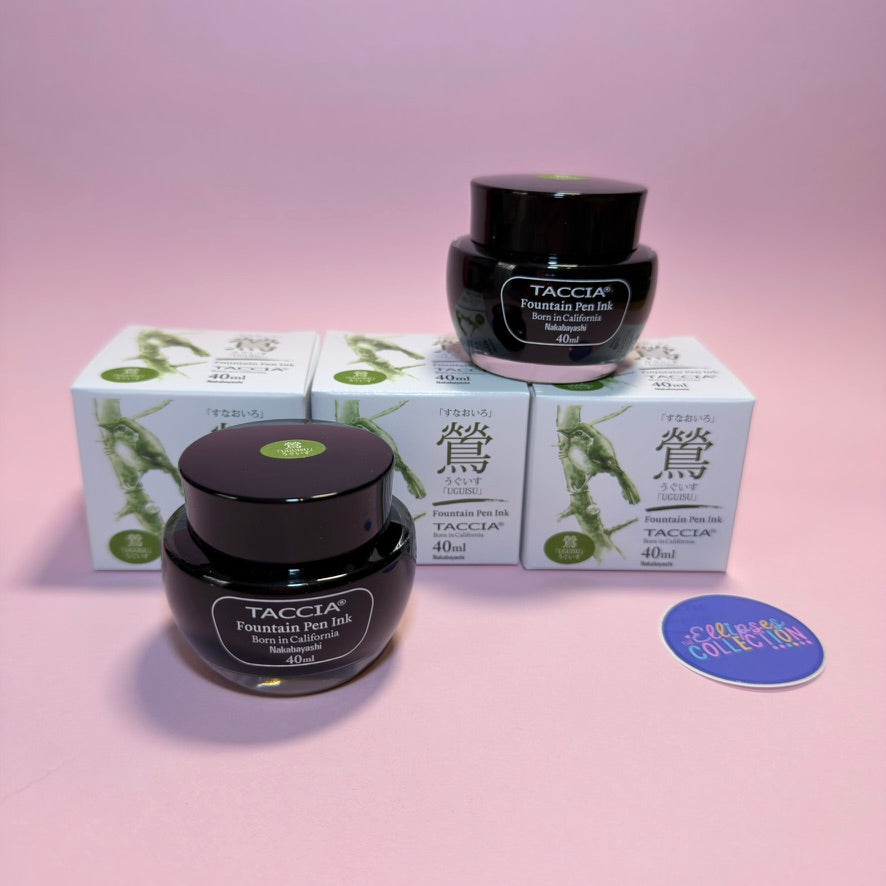 Taccia Sunao-iro Fountain Pen Ink - Uguisu (Olive Green)