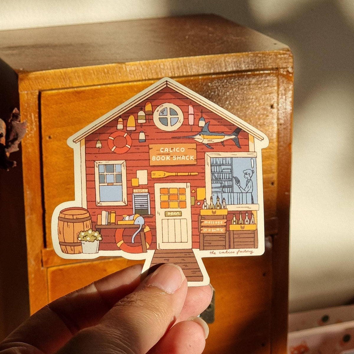 Vinyl Sticker - Calico Book Shack
