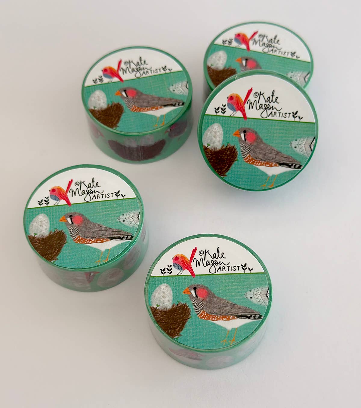Washi Tape - Bird Finches Eggs Nest