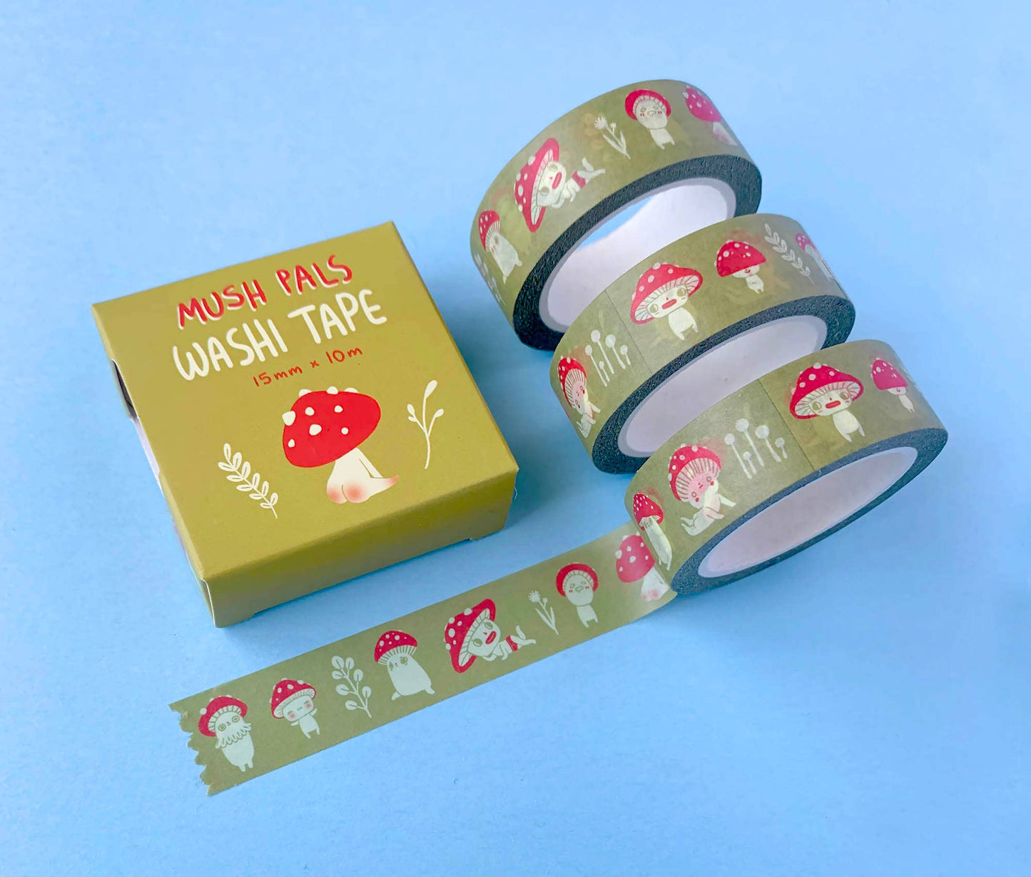 Washi Tape - Mush Pals: Mustard