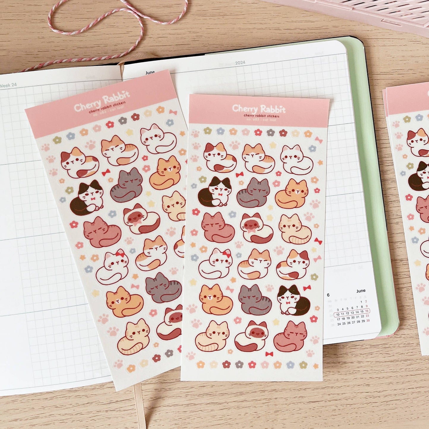 Sticker Sheet - Cat Loaf