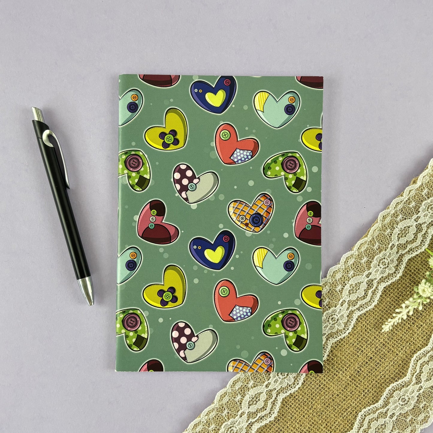 Notebook - Moss Hearts