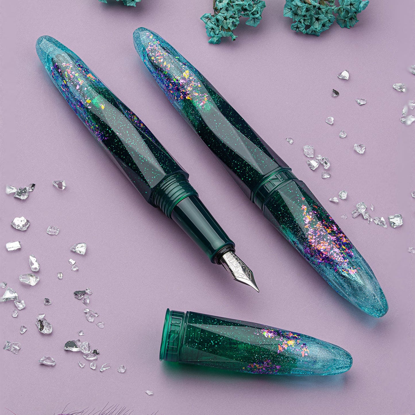 BENU Briolette Fountain pen - Starlit Oasis