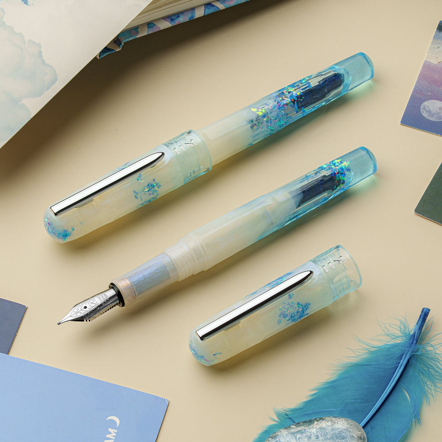 BENU Talisman Fountain pen - Moonstone