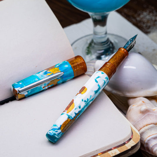 BENU Euphoria Fountain pen - Blue Hawaiian