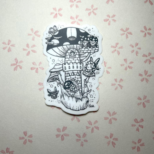 Sticker - Mushroom House