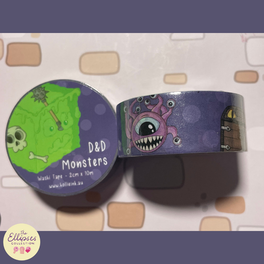 Washi Tape - D&D Monsters