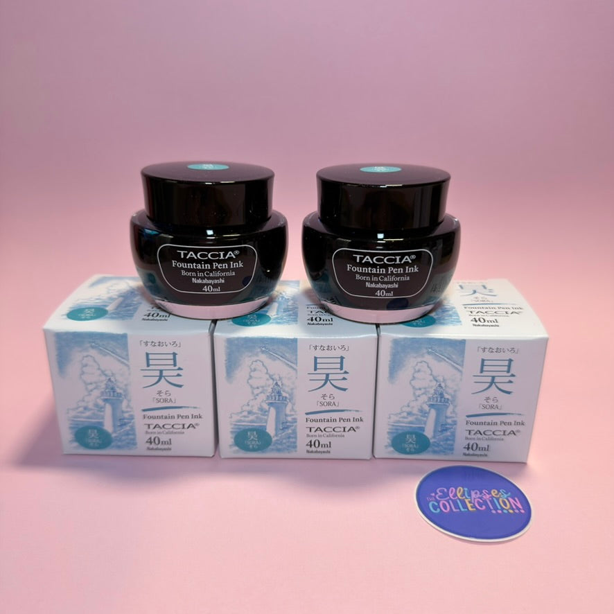 Taccia Sunao-iro Fountain Pen Ink - Sora (Sky Blue)