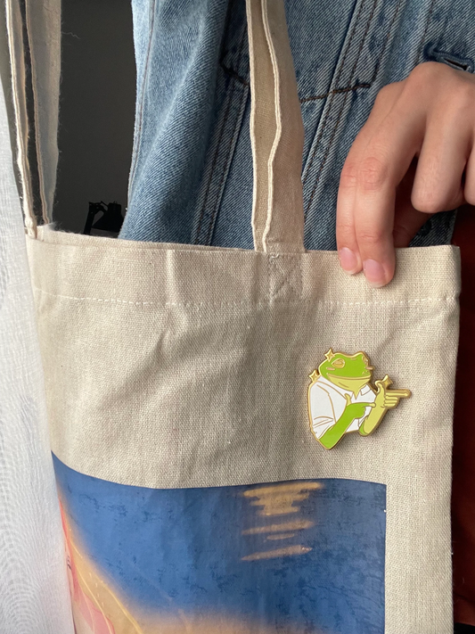 Enamel Pin - Froggy Finger Guns