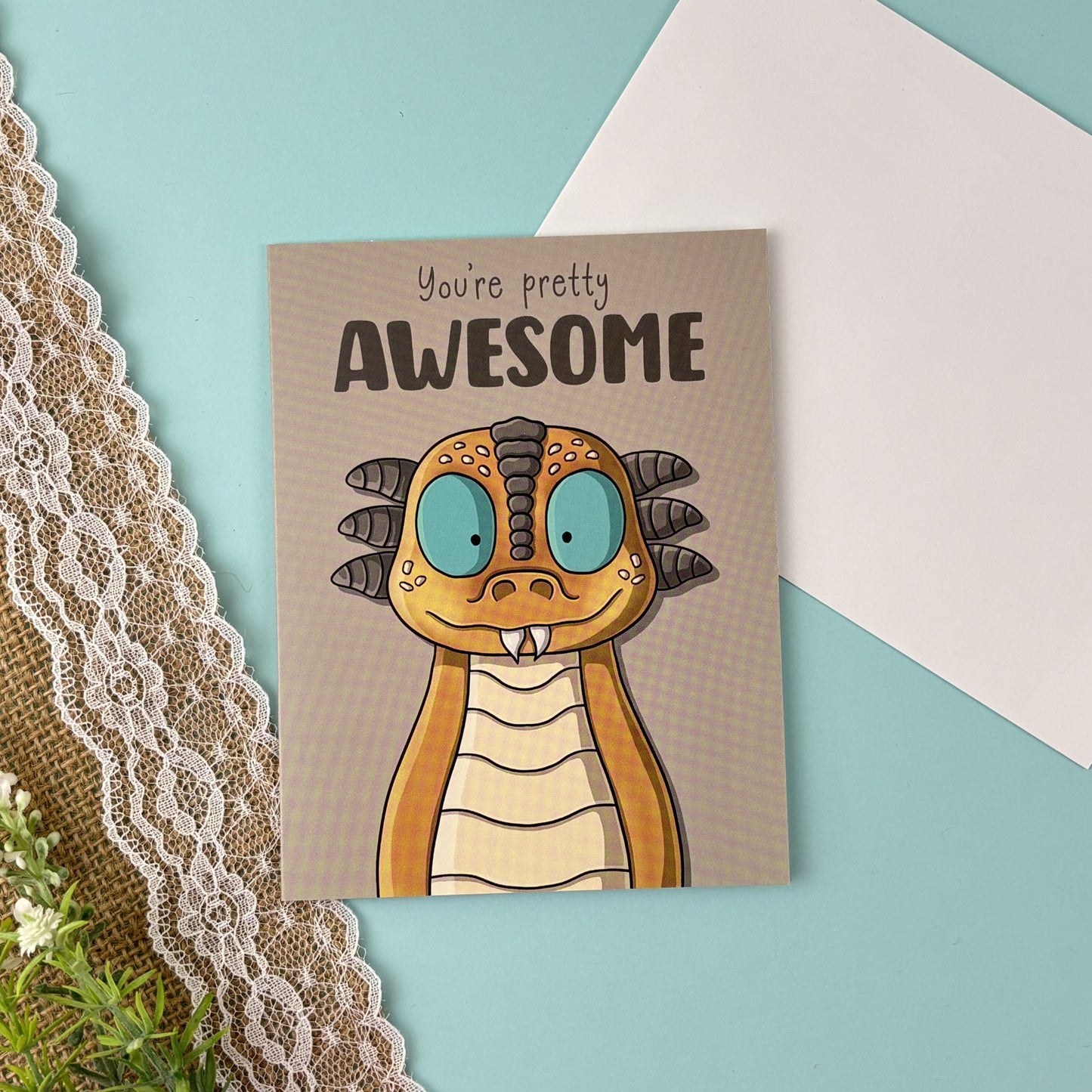 Greeting Card - Awesome Diggy