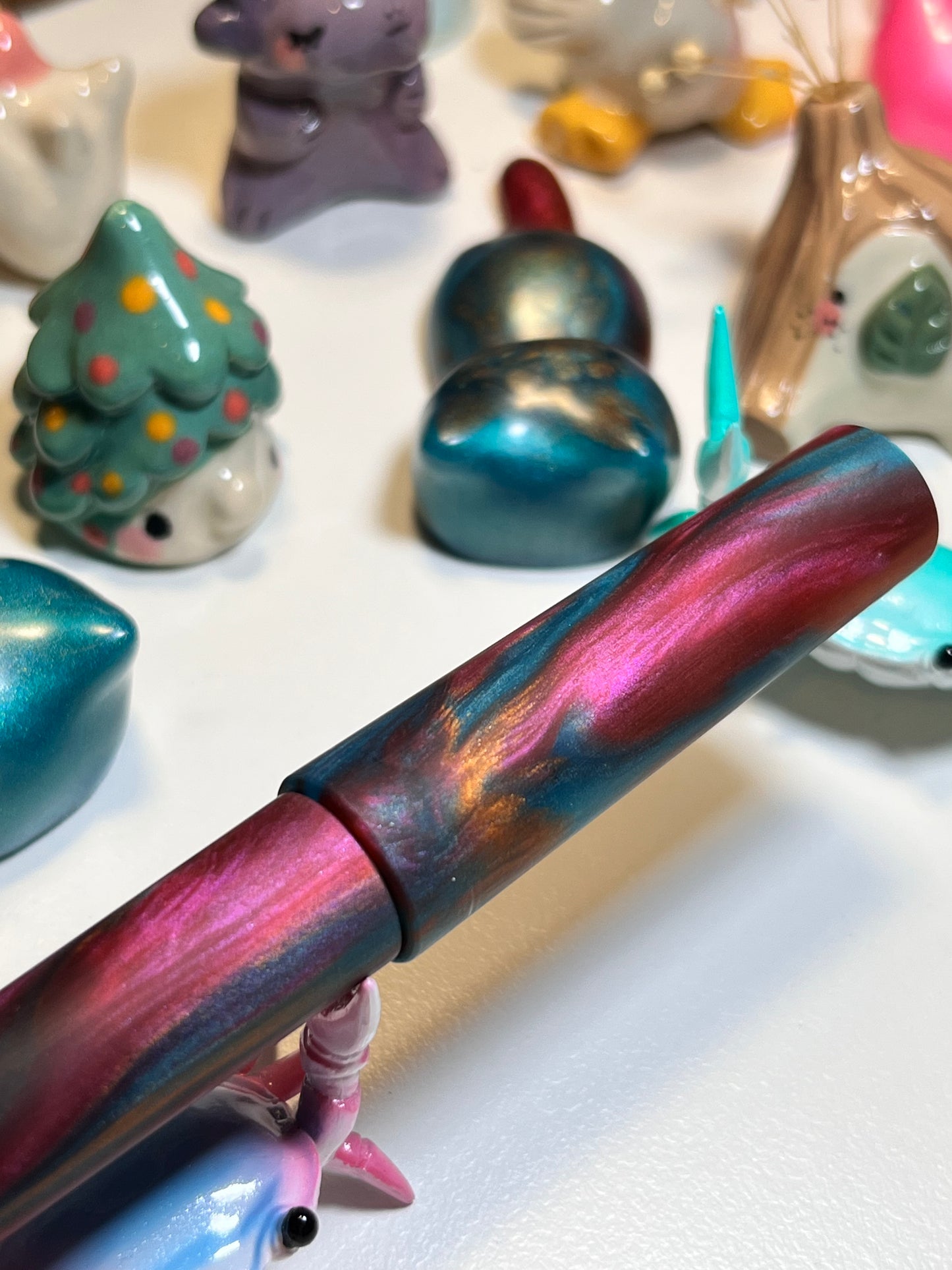 Just Turnings x The Ellipses Collection: Copper Galaxy Fountain Pen (Matte)