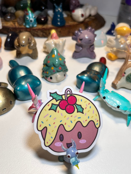 Sticker - Christmas Pudding