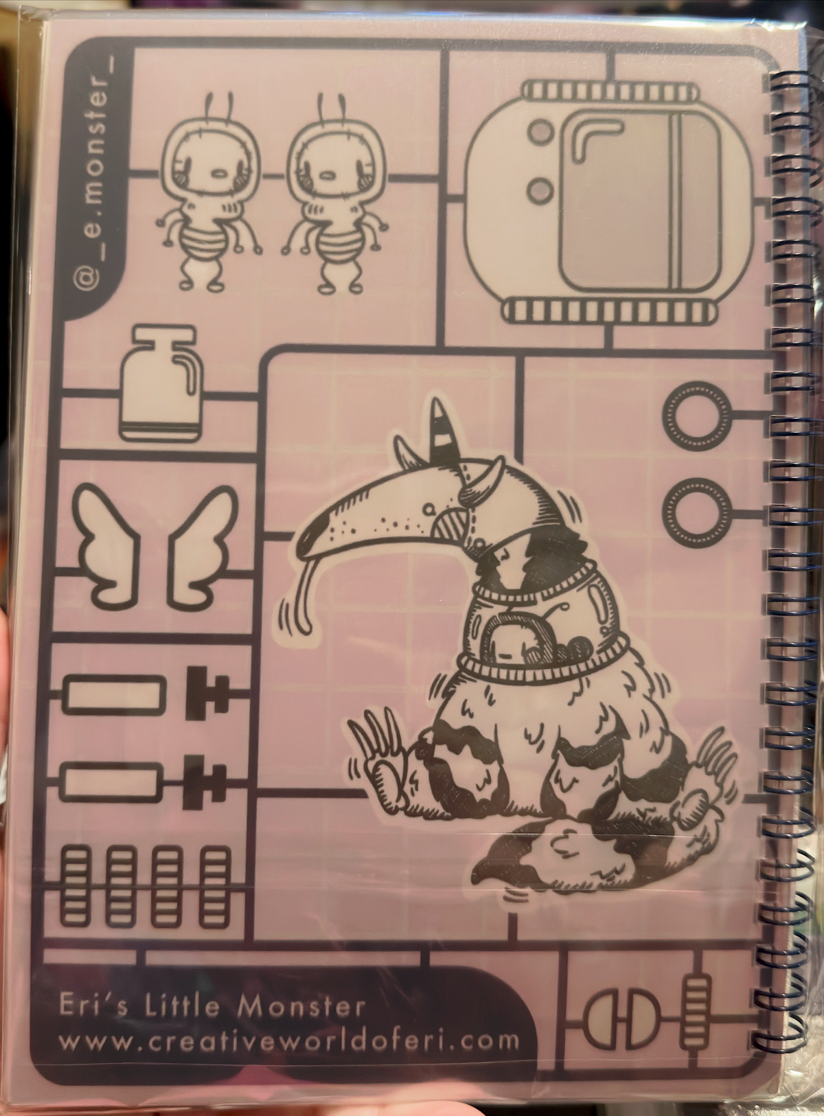 Reusable Sticker Book - Eri's Little Monster