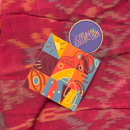 Vinyl Sticker - Abstract Collage