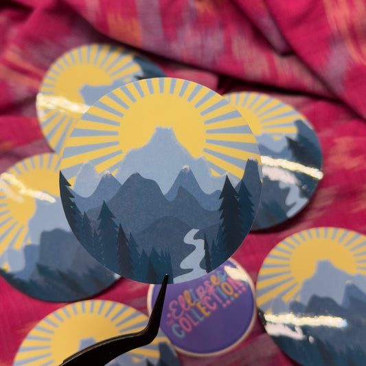 Vinyl Sticker - Mountains