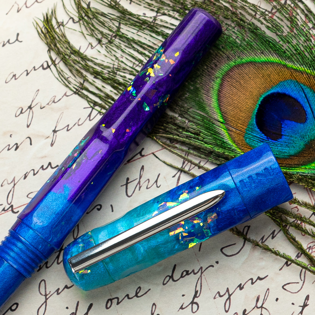 BENU Talisman Fountain pen - Peacock Ore