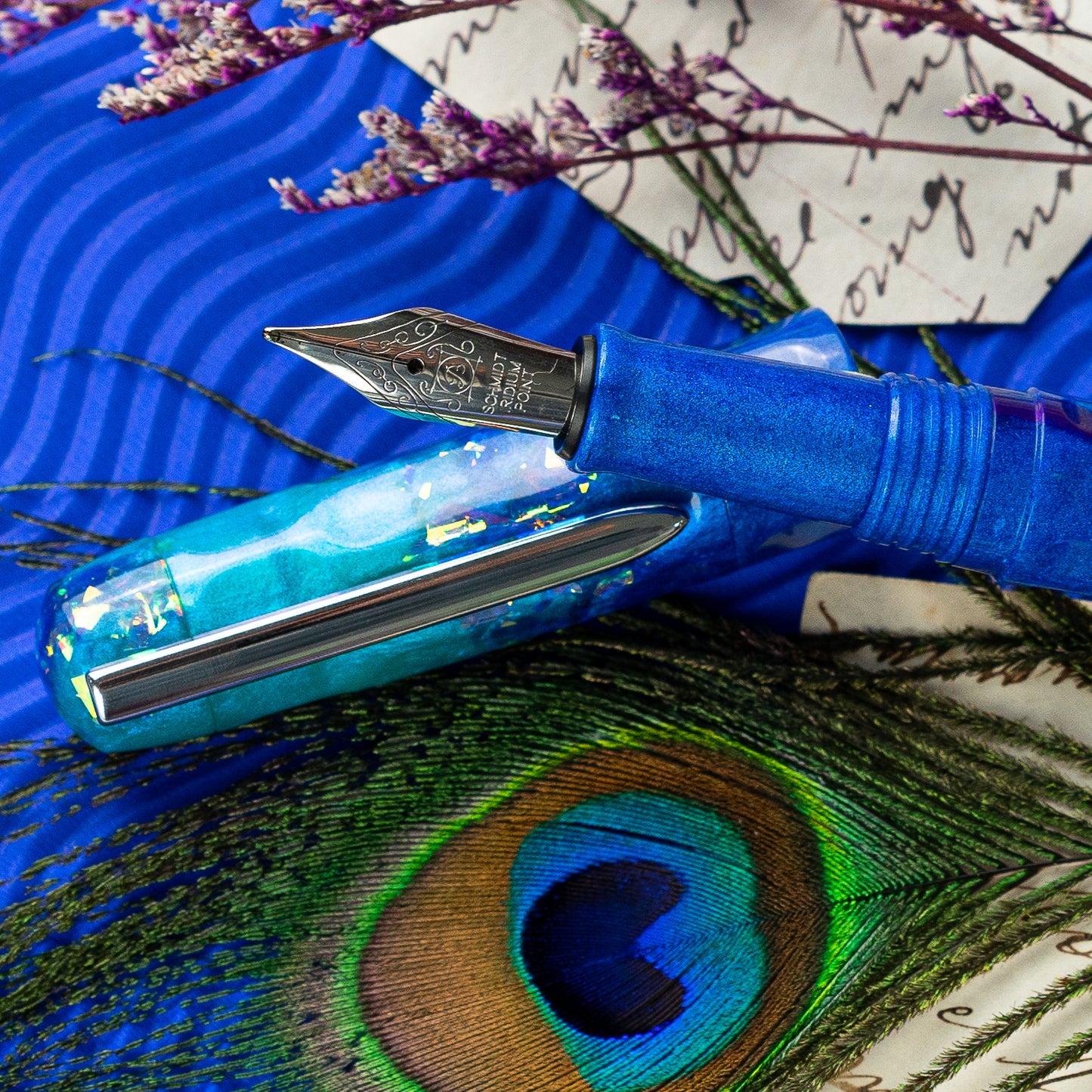 BENU Talisman Fountain pen - Peacock Ore