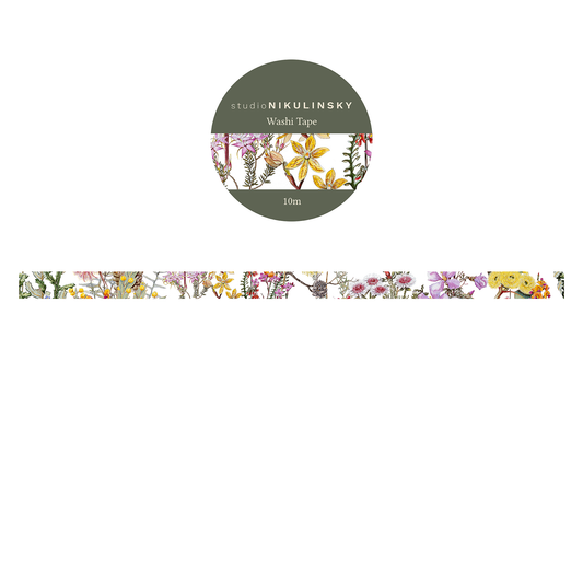 Washi Tape - Southern Heathland Wildflowers
