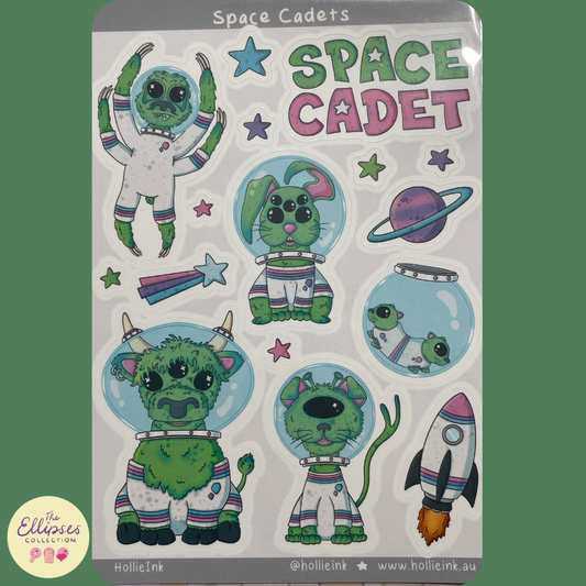 Sticker Sheet - Space Cadets
