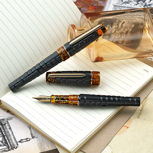 BENU Tessera Fountain pen - Black Amber