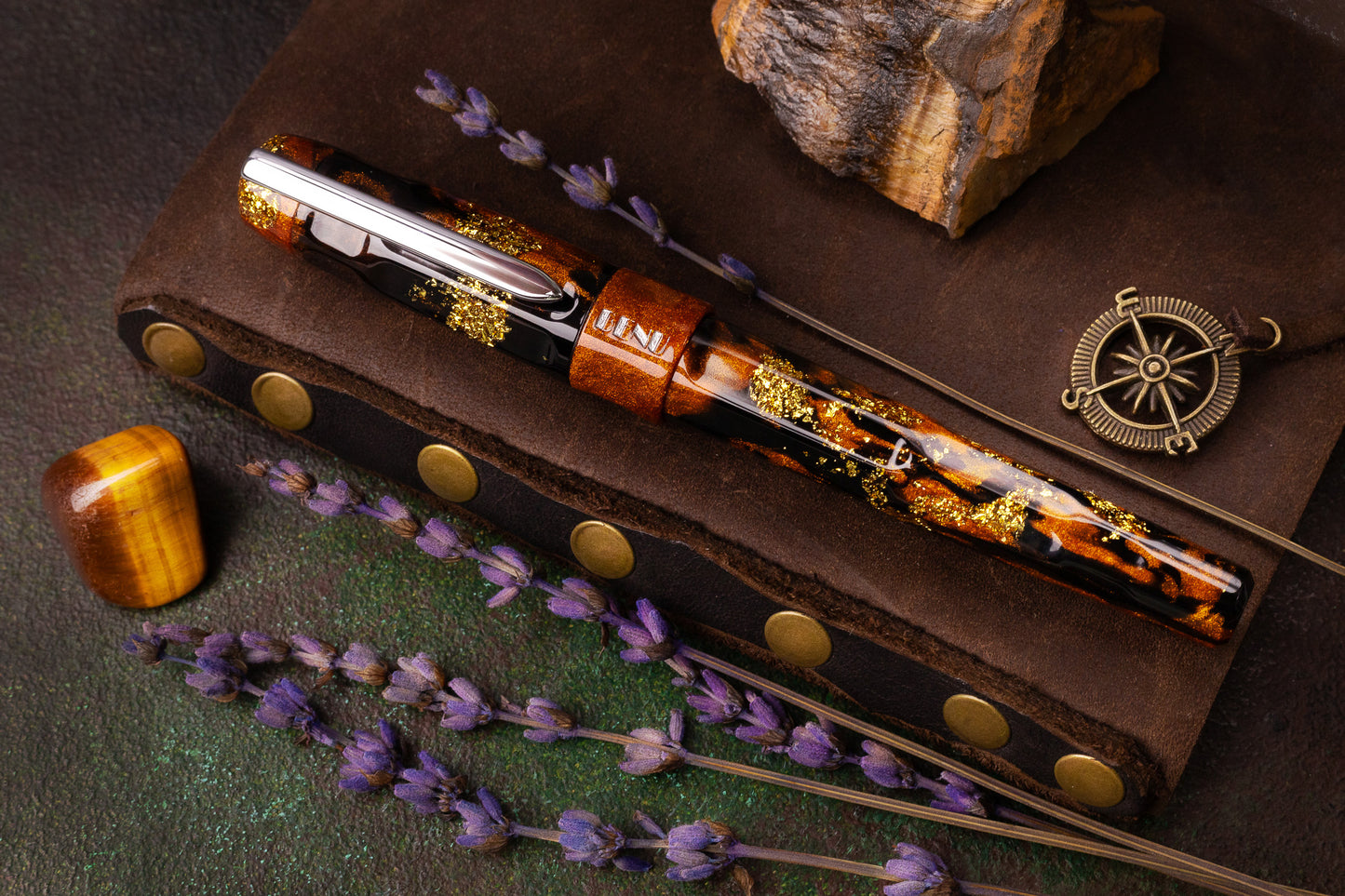 BENU Talisman Fountain pen - Tiger's eye