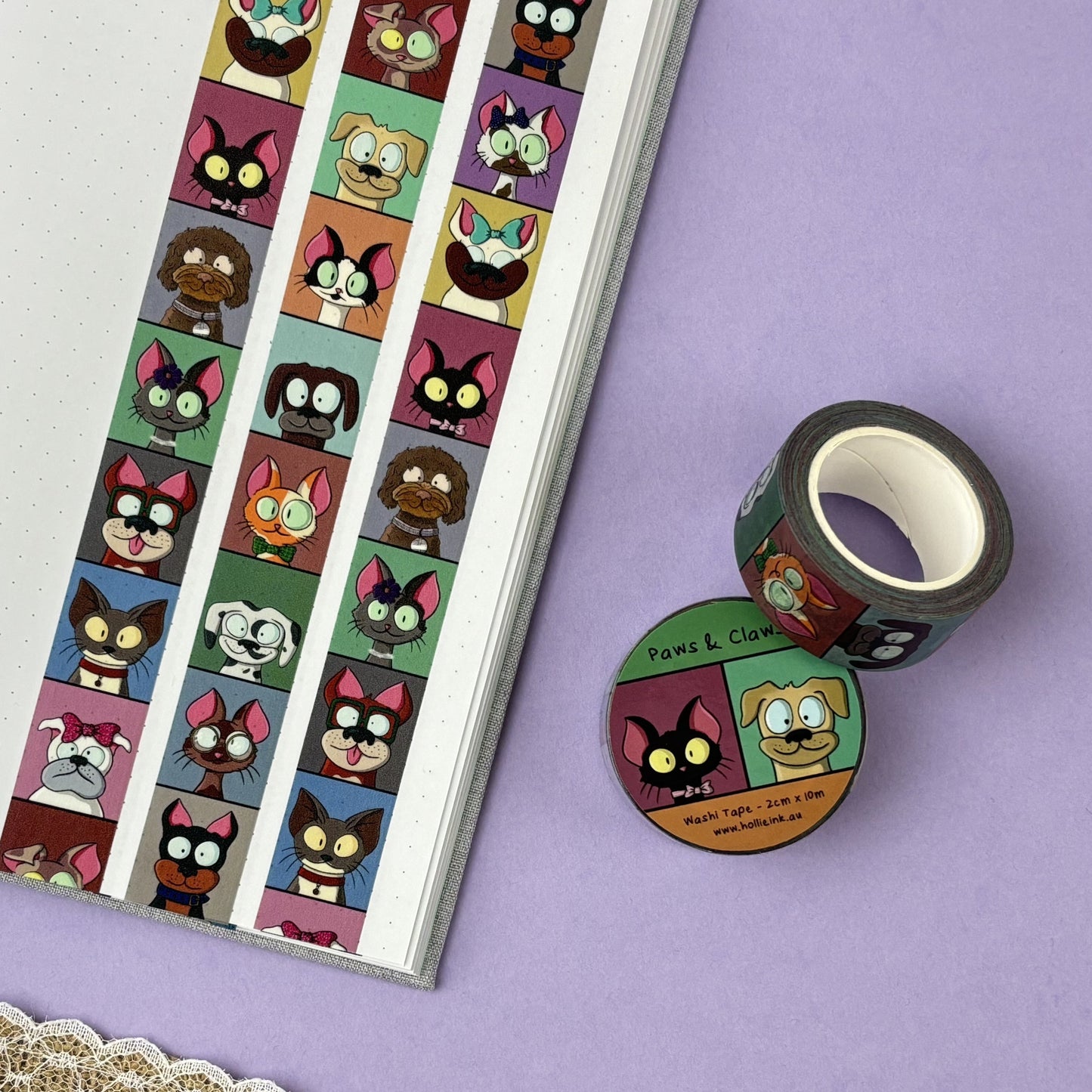 Washi Tape - Paws & Claws