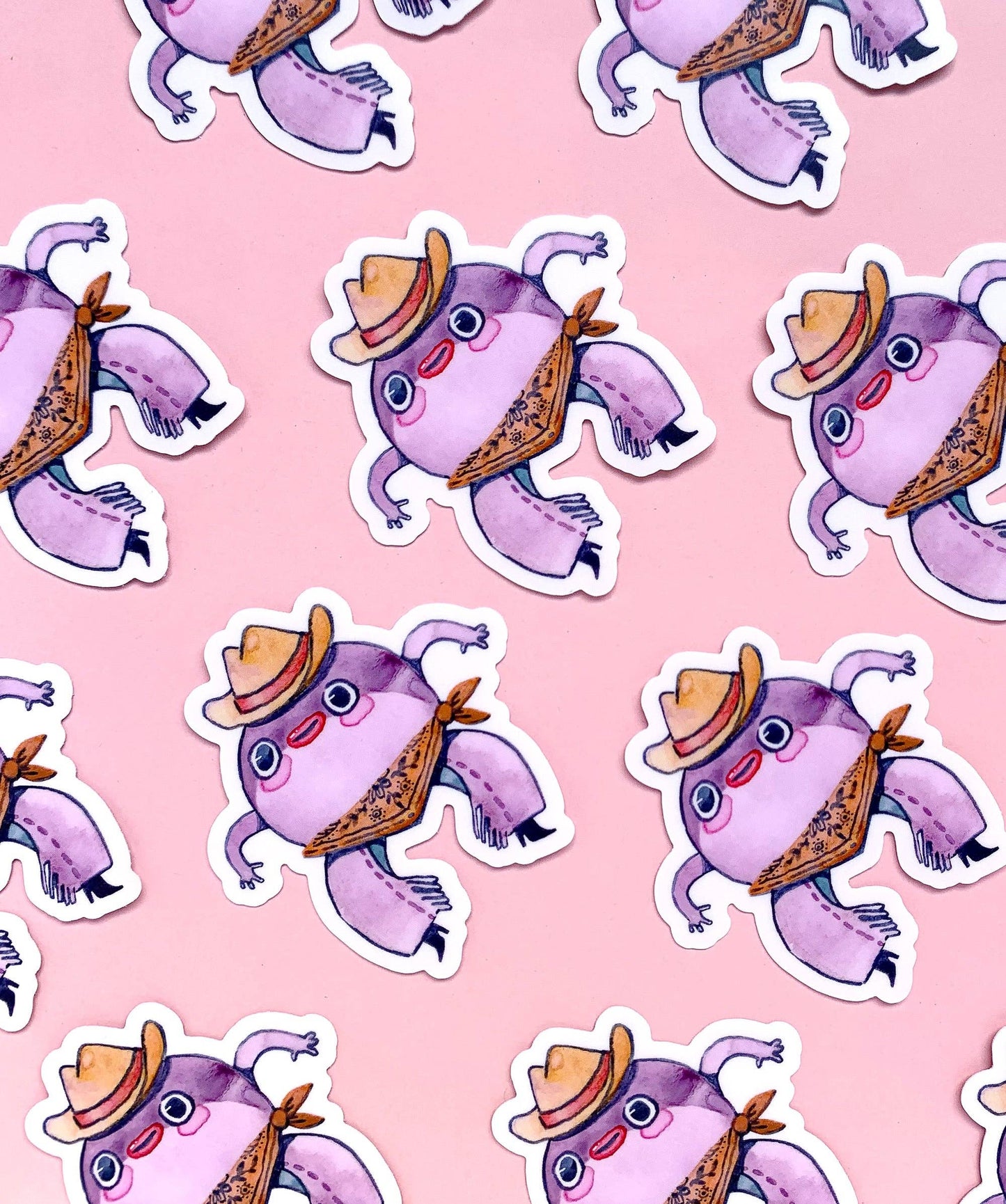 Vinyl Sticker - Toad Cowboy