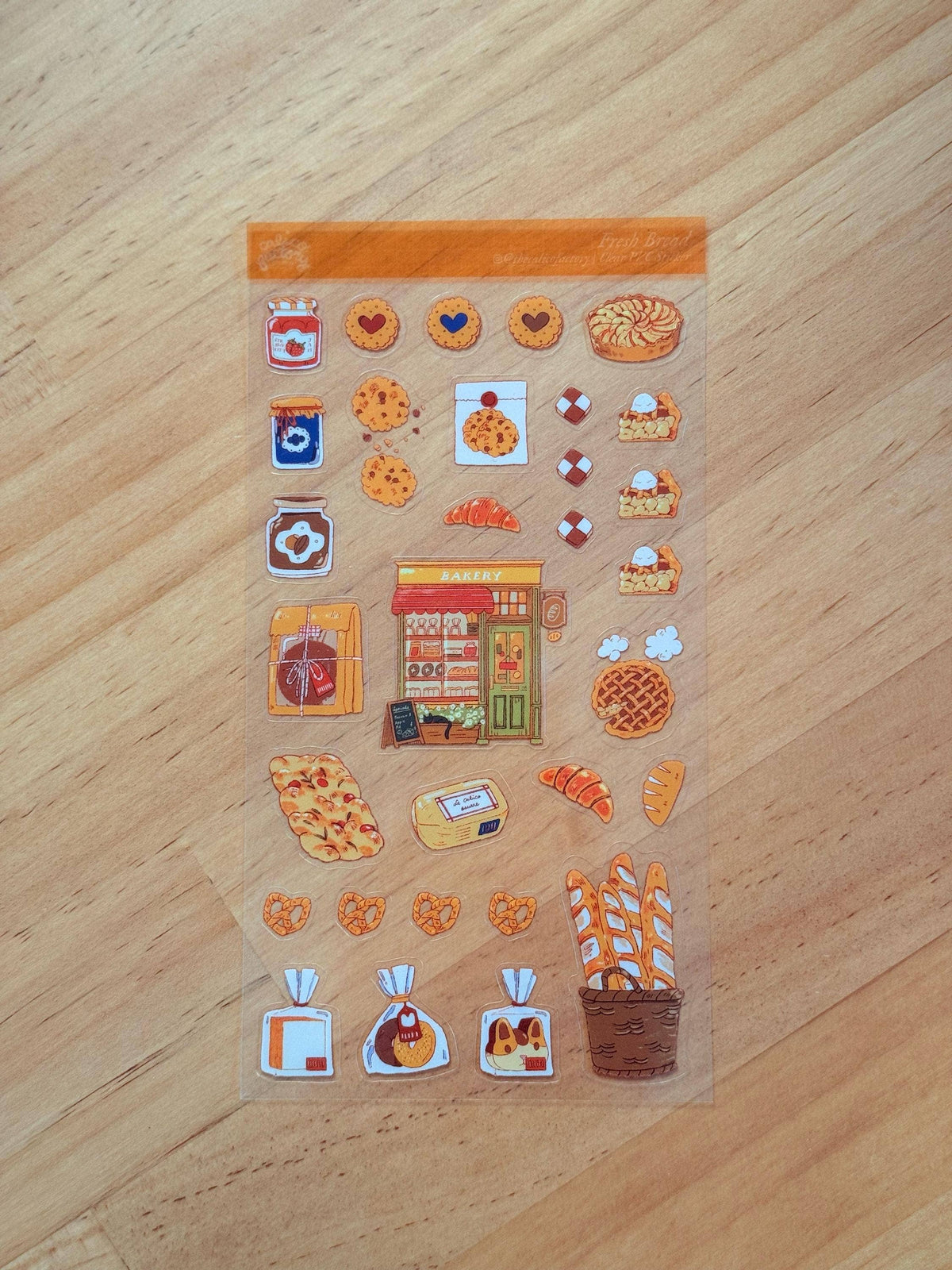 Sticker Sheet - Fresh Bread