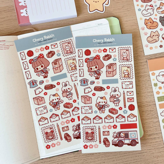 Sticker Sheet - Cherry's Postal Service