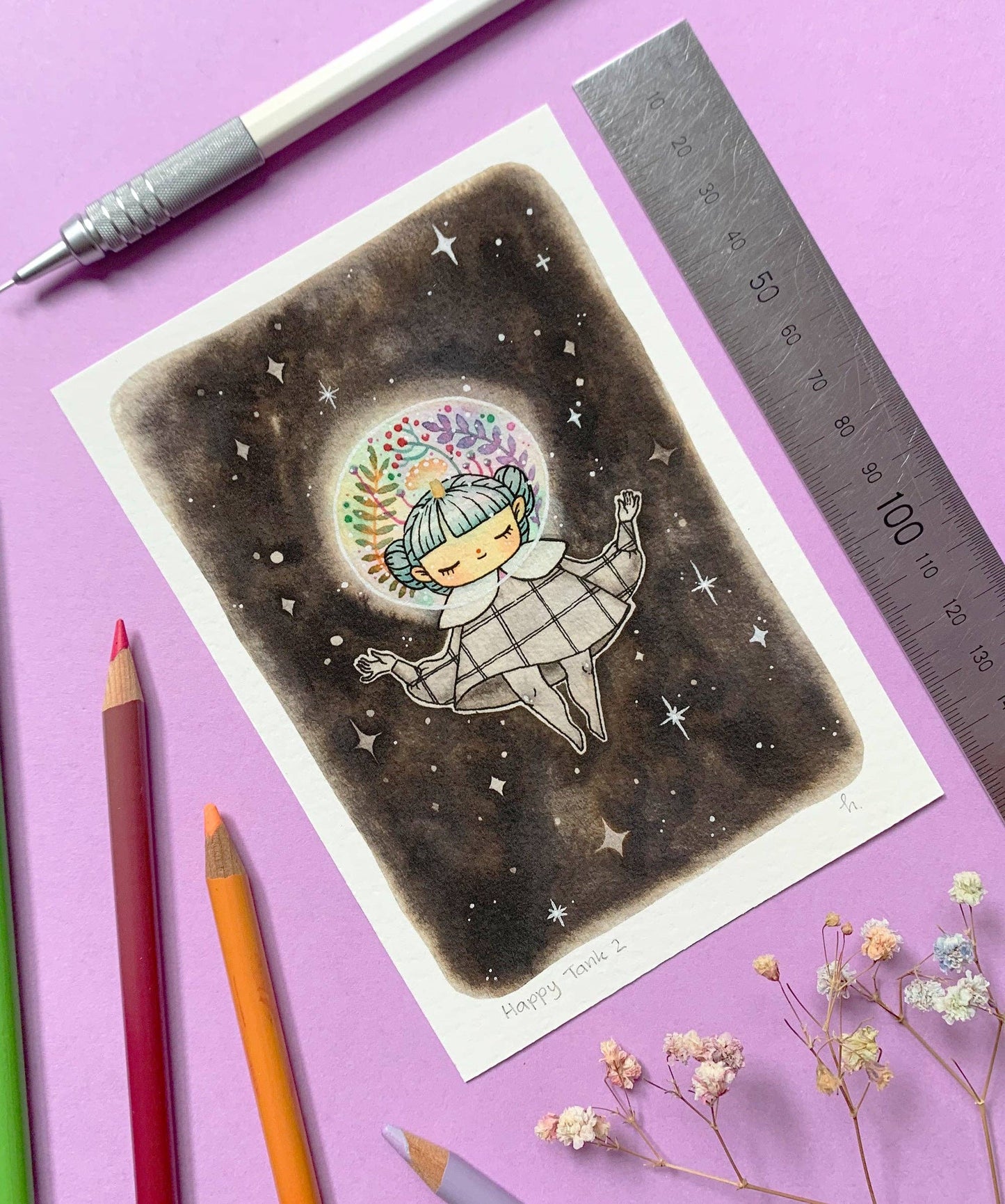 Mini Print - Happy Tank #2