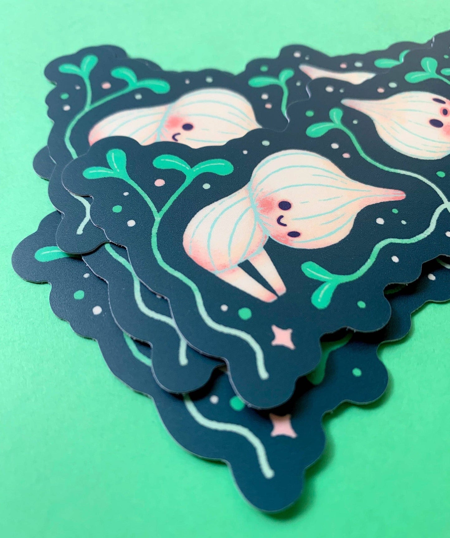 Vinyl Bumper Sticker - Garlic Sprout