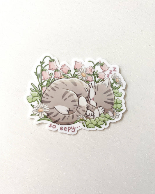 Vinyl Sticker - Eepy Kitty