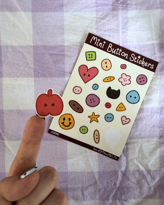 Sticker Sheet - Mini Buttons