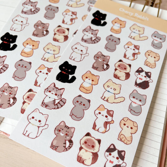 Sticker Sheet - Cats