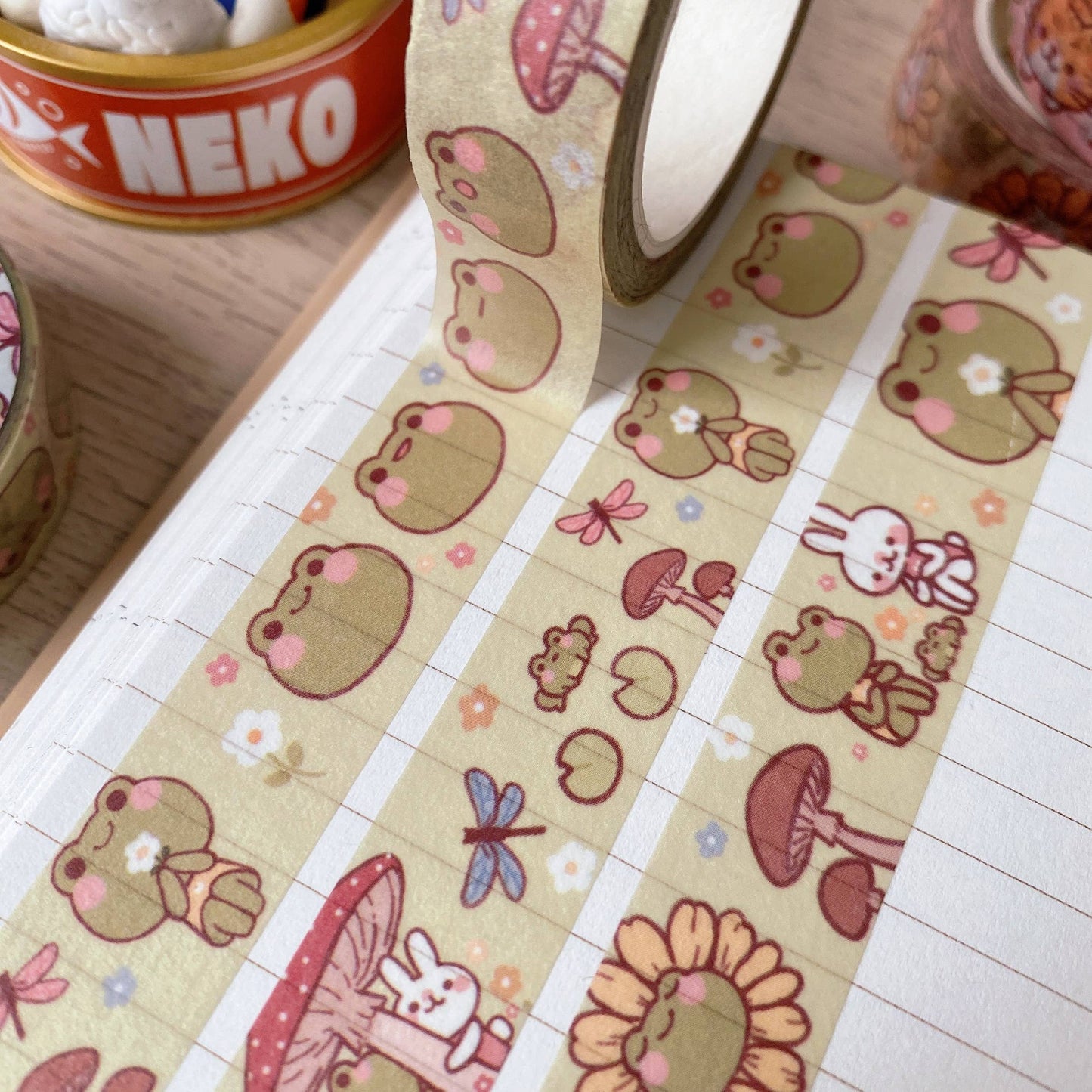 Washi Tape - Frog Friends