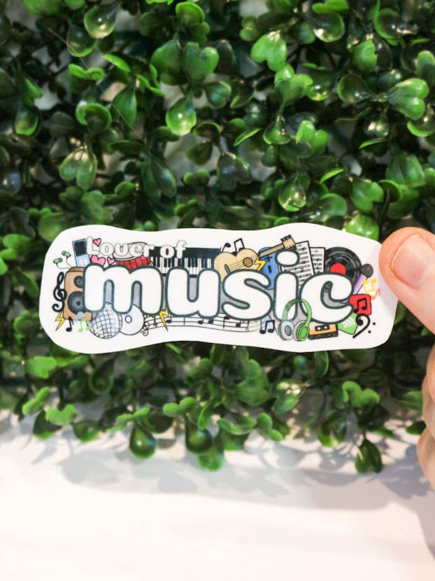 Vinyl Sticker - Lover of Music