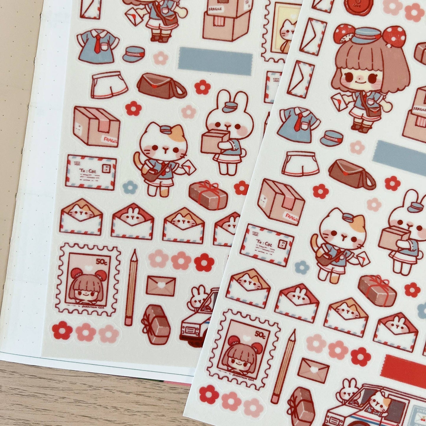 Sticker Sheet - Cherry's Postal Service