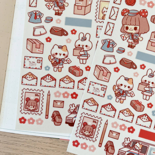 Sticker Sheet - Cherry's Postal Service