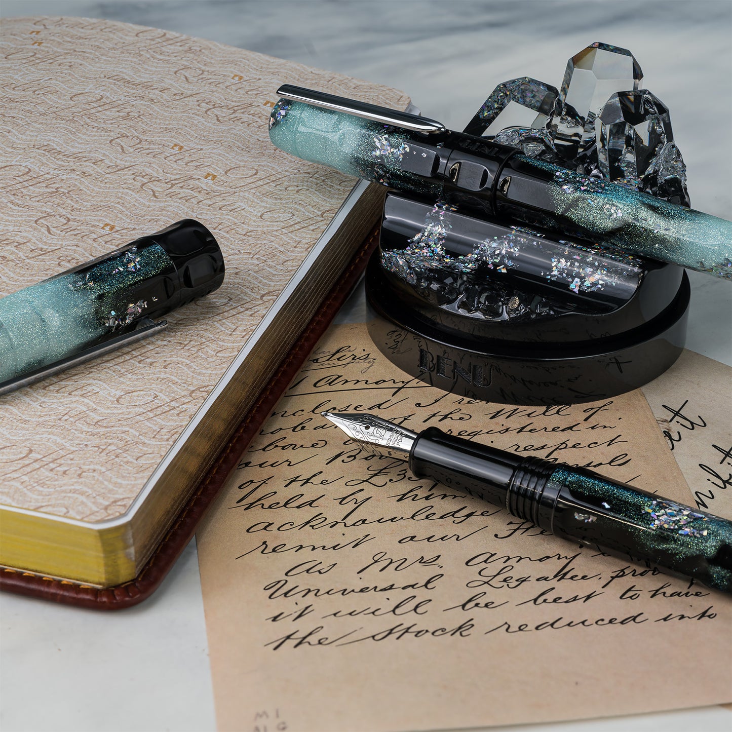 BENU Talisman Fountain pen - Edelweiss