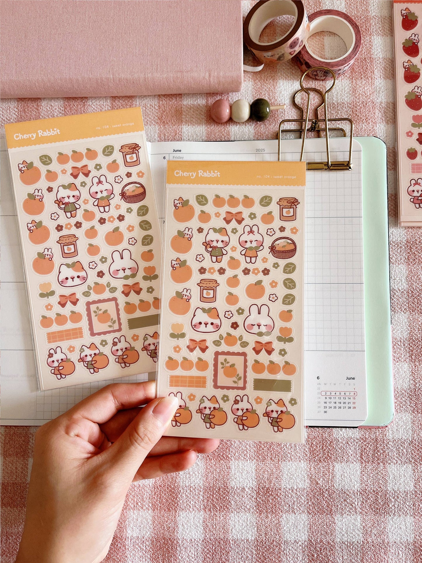 Sticker Sheet - Sweet Orange