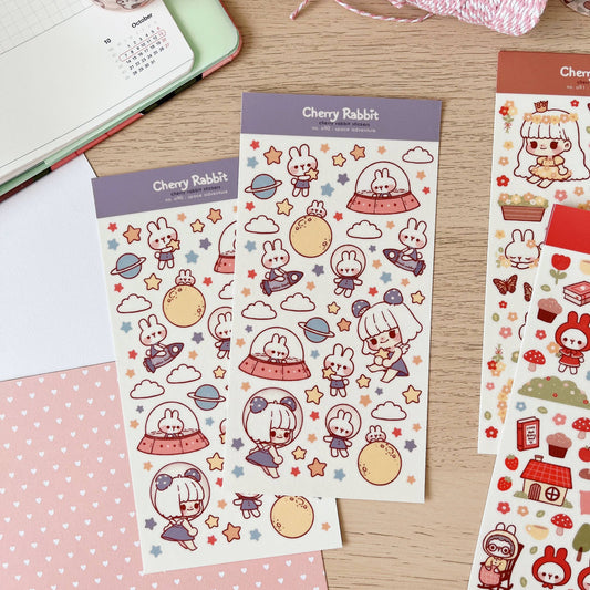 Sticker Sheet - Space Adventure